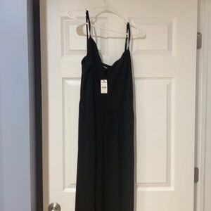 Express Black Sleeveless Jumpsuit